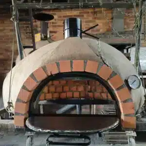 horno a leña y gas